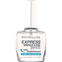 Los mejores  - Esmalte de base blanco Gemey Maybelline Express Manucure- blanqueamiento